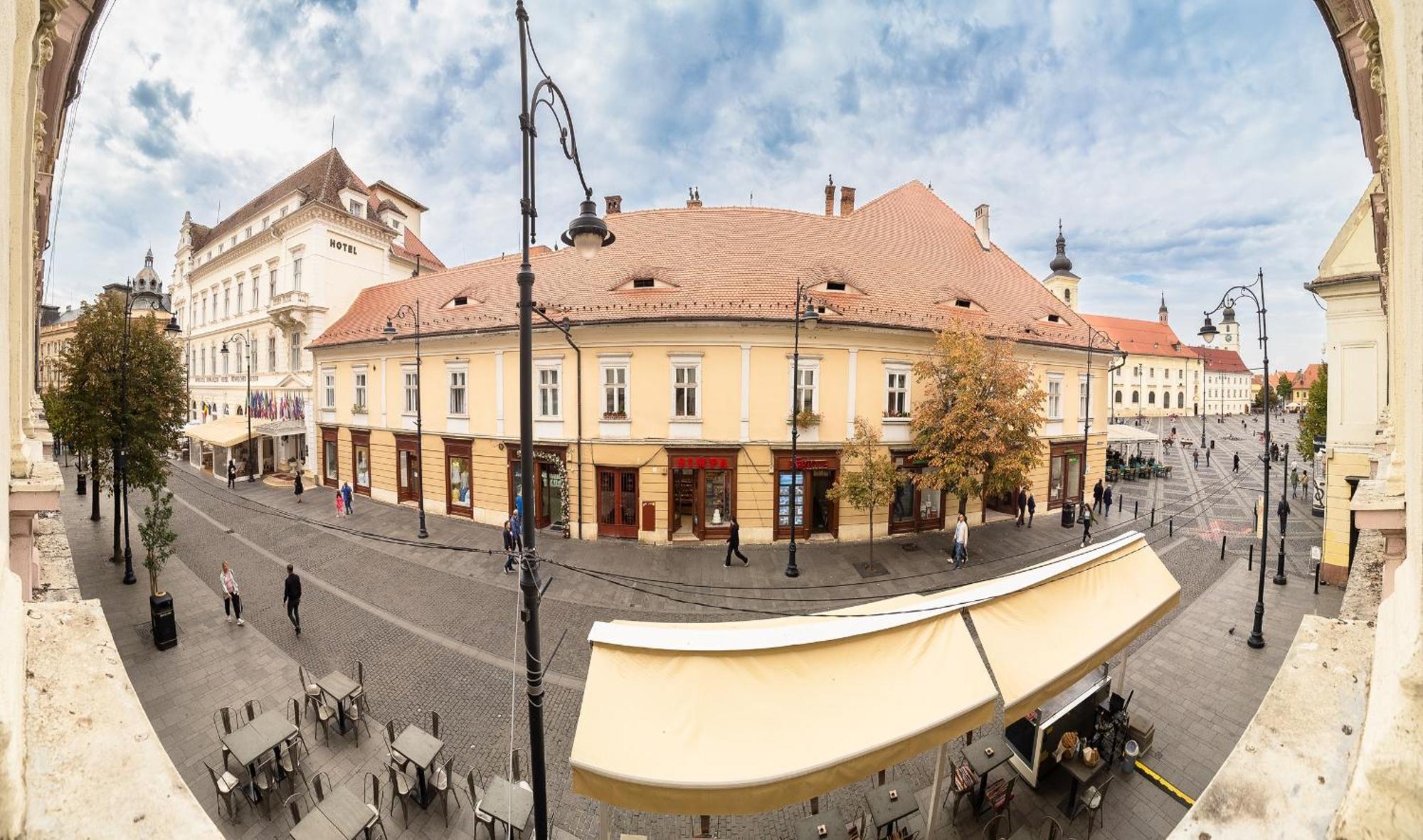 City Spirit Studio - Piata Mare & Balcescu View Nagyszeben Kültér fotó
