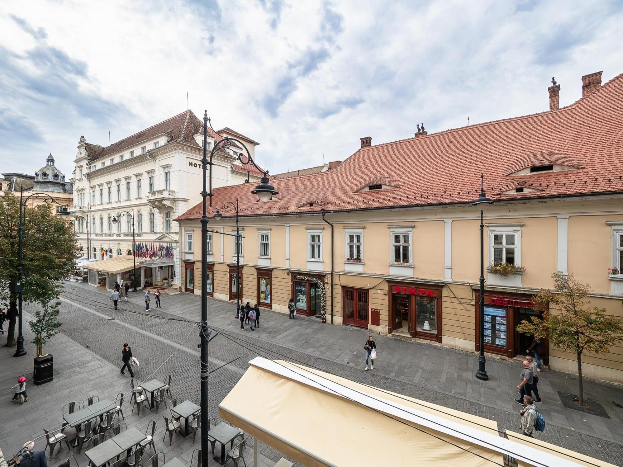 City Spirit Studio - Piata Mare & Balcescu View Nagyszeben Kültér fotó